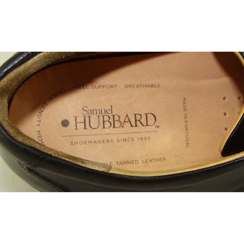 SAMUEL HUBBARD MENS BLACK LEATHER Lace Up SHOES SIZE 14   C116 - Picture 2 of 10